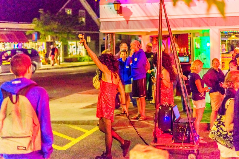 The nightlife in Provincetown, Massachusetts, USA